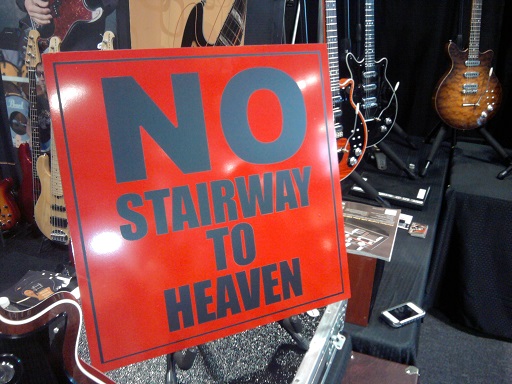 No "Stairway to Heaven"